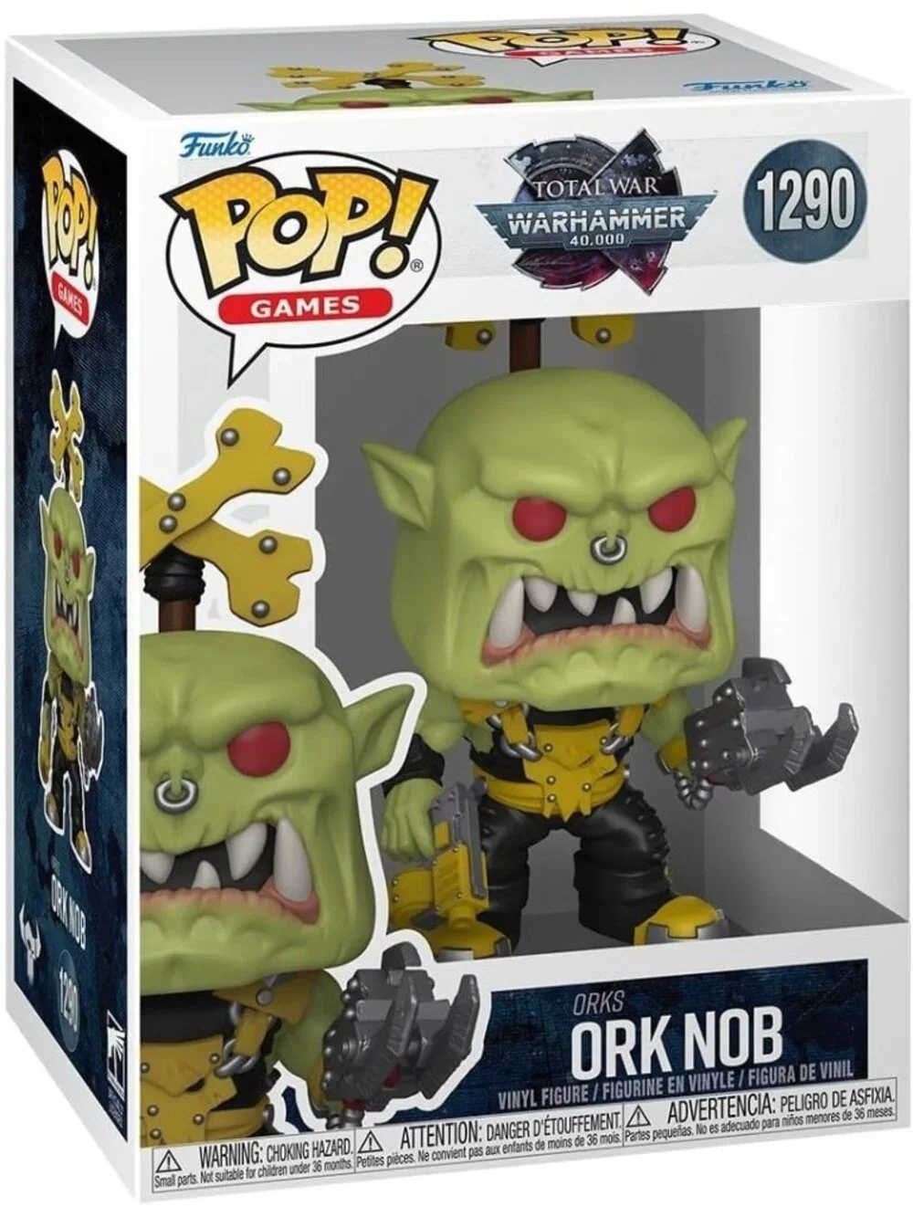 Funko Pop Games - Warhammer Total War - Ork Nob (#1290, NEW)